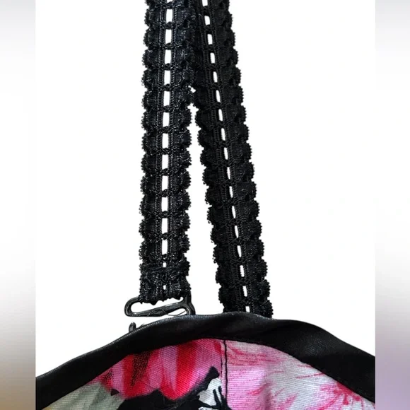 Hell Bunny Boned Corset Bustier Top Skull Floral Day of the Dead Gothic Size M - Picture 7 of 14